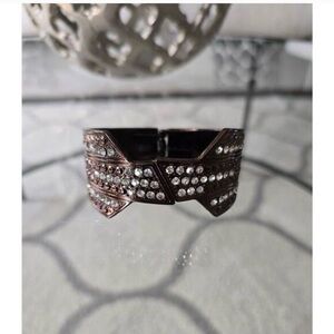 Dark Copper Rhinestone Bracelet NWOT